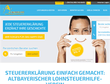 Tablet Screenshot of boehm.altbayerischer.de